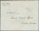 Malaiische Staaten - Johor: 1922, 17c. Rate On Reverse Of Registered Cover From "JOHORE 21 MR 1922" - Johore