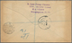 Malaiische Staaten - Johor: 1930, 8 FEB, Registered Airmail For SINGAPORE-BATAVIA Flight Franked Wit - Johore
