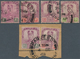 Malaiische Staaten - Johor: 1931/1941, 10 C Purple/yellow, Vertical Pair On Airmail Cover With Cds P - Johore