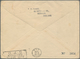 Malaiische Staaten - Johor: 1934 Malaya-New Zealand Airmail Letter Rate 25c. (1934-1938): Printed 'E - Johore