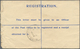 Malaiische Staaten - Johor: 1937/1938, Two Registered Letters Sultan Sir Ibrahim 15c. Dark Blue Embo - Johore