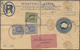 Malaiische Staaten - Malakka: 1922 Postal Stationery Registered Envelope 12c. Of Straits Used As Ins - Malacca