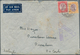 Malaiische Staaten - Pahang: 1941, 8 C Grey, Single Franking On Cover With Cds TANAH RATA / MALAYA, - Pahang