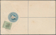 Malaiische Staaten - Penang: 1895, 10c. On 24c. Green Uprating A Registered Stationery Envelope QV 5 - Penang