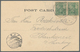 Malaiische Staaten - Penang: 1901 (10.4.), Picture Postcard 'Penang, Goodstraffie On Rivers' Bearing - Penang