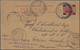 Malaiische Staaten - Penang: 1921 Destination FINLAND: Postal Stationery Card 4c. On 3c. Of Fed. Mal - Penang