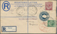Malaiische Staaten - Penang: 1923 (27.2.), Straits Settlements Registered Letter KGV 10c. Blue Uprat - Penang