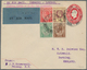 Malaiische Staaten - Penang: 1929 (2.8.), Straits Settlements Stat. Envelope KGV 6c. Red Embossed Ov - Penang