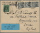 Malaiische Staaten - Penang: 1933 (13.9.), Straits Settlements KGV 50c. Black On Emerald And 1c. Bla - Penang