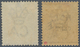 Malaiische Staaten - Perak: 1891, Straits Settlements QV 6c. Lilac Wmk. Crown CA Two Stamps With Bla - Perak