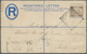 Malaiische Staaten - Perak: 1904, BAGAN SERAI: Federated Malay States Registered Letter Tiger 5c. Bl - Perak