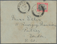 Malaiische Staaten - Perak: 1911 (1.12.), Tiger 4c. Grey/scarlet Single Use On Cover From GULA To Lo - Perak