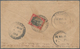 Malaiische Staaten - Perak: 1913/1914, PARIT BUNTAR: Two Commercial Covers Bearing FMS Tiger Stamps - Perak