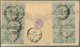 Malaiische Staaten - Sarawak: 1896, Sir Charles Brooke 2c. Brown-red Two Singles Used On Cover With - Autres & Non Classés