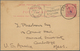 Malaiische Staaten - Sarawak: 1903 (17.1.), Stat. Postcard 'Sir Charles Brooke' 3c. Carmine Surch. ' - Autres & Non Classés