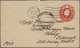 Malaiische Staaten - Selangor: 1917, TRAVELLING POST OFFICE: Incoming Stat. Envelope KGV 1d. Red Fro - Selangor