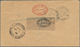 Delcampe - Malaiische Staaten - Selangor: 1932/1941, Small Lot Of Two Airmails With 50c Mosque, One To Bangkok, - Selangor