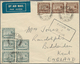 Malaiische Staaten - Selangor: 1939 (18.11.), Airmail Cover Bearing Mosque 8c. Grey Irreg. Block/5 A - Selangor