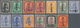 Malaiische Staaten - Trengganu: Japanese Occupation, 1943, Dainipponyubin In Kanji, Set 1 C.-35 C. C - Trengganu