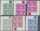 Malaiische Staaten - Trengganu: 1949/1955, Definitives "Sultan Ismail", 3c., 5c., 6c., 10c., 15c., 2 - Trengganu