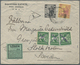 Malaiischer Bund: 1923, 1 And 5 C Lion On Underfranked Cover From PORT DICKSON" To Stockholm. Taxed - Fédération De Malaya