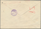 Mandschuko (Manchuko): 1937, 4 F. (pair) And 10 F. Tied "Harbin 4.3.18" To Air Mail Cover To Dairen - 1932-45  Mandschurei (Mandschukuo)