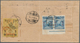 Mongolei: 1924 $1, Perf 13½, Surcharged By Circled Fiscal H/s In Red But Used Postally On Dec. 1928 - Mongolei
