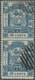 Nordborneo: 1891, Coat Of Arms (Postage&Revenue) 10c. Blue Vertical Pair IMPERFORATE Between Fine Us - Nordborneo (...-1963)