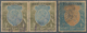 Pakistan: 1947 Local "PAKISTAN" Overprint On KGV. 15r. Pair And 25r., All Used, The 15r. Pair With D - Pakistan