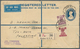 Delcampe - Palästina - Stempel: LYDDA AIRPORT (type D3): 1947 (26.3.), Registered Letter From India With Very F - Palästina