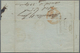 Philippinen: 1848, "SINGAPORE 14.Februar/Bearing.", Postmark In Black To Reverse To Folded Letter Wi - Philippines