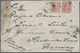 Philippinen: 1892, Pelon 8 C. (2) Tied "CORREOS MANILA 18 AGO 96" To Cover To Norway, Unusual Destin - Philippines