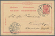 Philippinen: 1898 "SALUD DE MANILA" Illustration On Back Of German Navy Ship Mail Postal Stationery - Philippinen