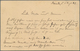 Philippinen: 1898, Card 1 C. Jefferson Uprated 1 C. Franklin Tied Duplex "PHILIPPINES STATION / SAN - Philippinen