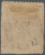 Portugiesisch-Indien: 1871, Type II, 300 R. Violet On Thick Paper, Unused No Gum, Scissor Separation - Inde Portugaise