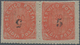 Portugiesisch-Indien: 1881, Type IIB, 5 R./20 R., Local Surcharge B, A Horizontal Pair With Left Sta - Inde Portugaise