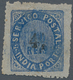 Portugiesisch-Indien: 1883, Native Issues, Type IIB, 4 1/2 On 40 R. Over Primitive Surcharge Tax 40 - Inde Portugaise