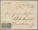 Singapur: 1863. Envelope Addressed To Fort De France, New Caledonia Bearing India SG 46, 4a Grey-bla - Singapur (...-1959)