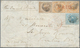 Singapur: 1874 Cover From Singapore To London Franked By Straits 1867 2c. Brown, 8c. Orange Vertical - Singapour (...-1959)