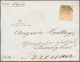 Singapur: 1881 Cover From Singapore To Bremen, Germany 'via Naples' Franked By 1867 8c. Orange With - Singapur (...-1959)