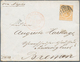 Singapur: 1881 Cover From Singapore To Bremen, Germany 'via Naples' Franked By 1867 8c. Orange With - Singapour (...-1959)