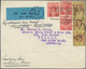 Singapur: 1932, 14 JAN, Airmail Letter With Special 46 C. Per 1/2 Oz Rate "Returun Of Christmas Flig - Singapour (...-1959)