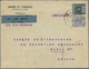 Singapur: 1932 (31.3.), Advert. Airmail Cover Of 'Banque De L'Indochine' Bearing Straits Settlements - Singapur (...-1959)