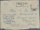 Singapur: 1936, Crash Mail Envelope With Bxed "DAMAGED BY SEA WATER". Mail Left Malaya In Mid-August - Singapour (...-1959)