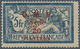 Syrien: 1920, 20pi. On 5fr. With Red Overprint, Mint O.g. Hinged, Signed Calves - Syrie