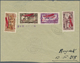 Syrien: 1926, Flight Cover "KATANA - DAMASCUS - RAYAK", Dated 11/July 1926, Franked With Air Mail Se - Syrien