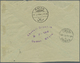 Syrien: 1926, Flight Cover "KATANA - DAMASCUS - RAYAK", Dated 11/July 1926, Franked With Air Mail Se - Syrien