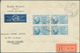 Syrien: 1945, President Shukri Al-Quwatli, 25pi. Blue, Imperforate Mini Sheet With Four Stamps On Re - Syrie