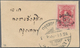 Thailand: 1920, Scouts, 2nd Issue, 5+5s. Carmine On Pink On Tiny 1920 Envelope Addressed To Dusit Pa - Thailand