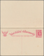 Thailand - Ganzsachen: 1913 Postal Stationery Cards 5s. Brown, 6s. Deep Rose And Double Card 6+6s. D - Thaïlande